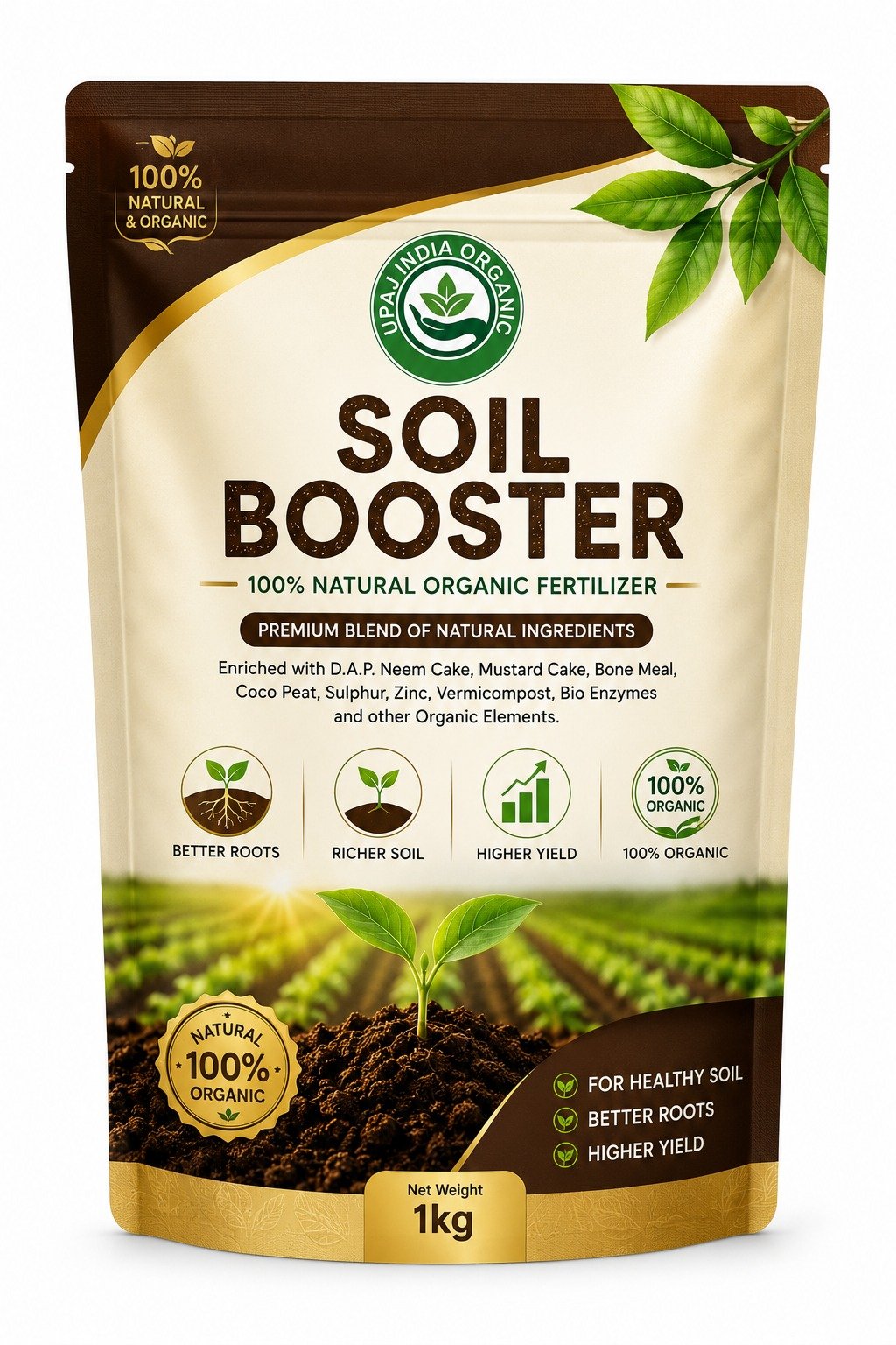 UPAJ Soil Booster Packaging